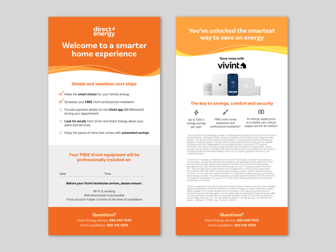 Direct Energy Posters & Handouts