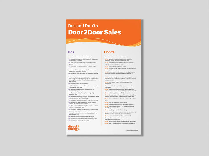 Direct Energy Posters & Handouts