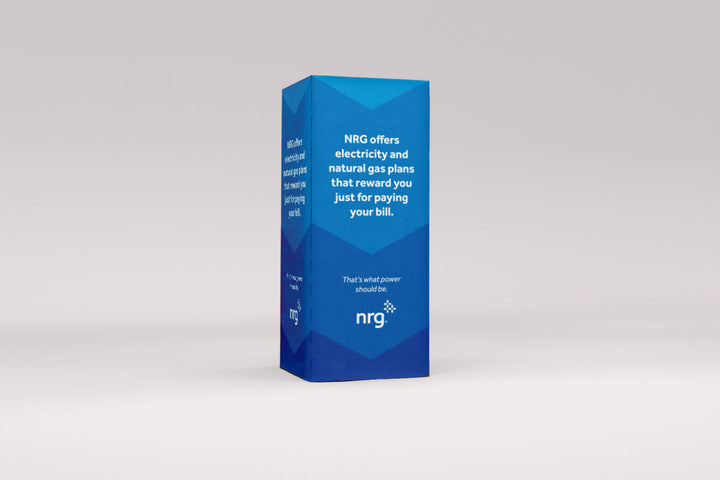 NRG Polyester Table Cover - Front Panel Print