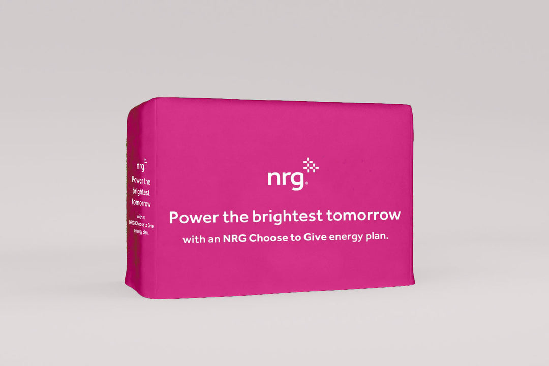 NRG Polyester Table Cover - Front Panel Print