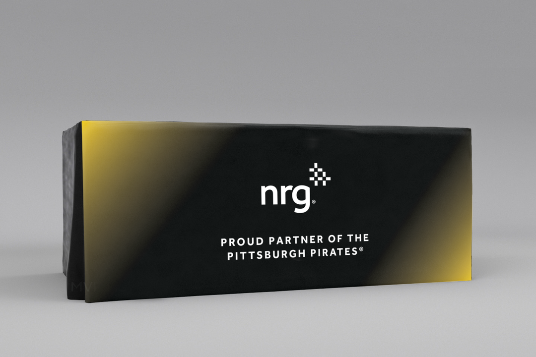 NRG Polyester Table Cover - Front Panel Print