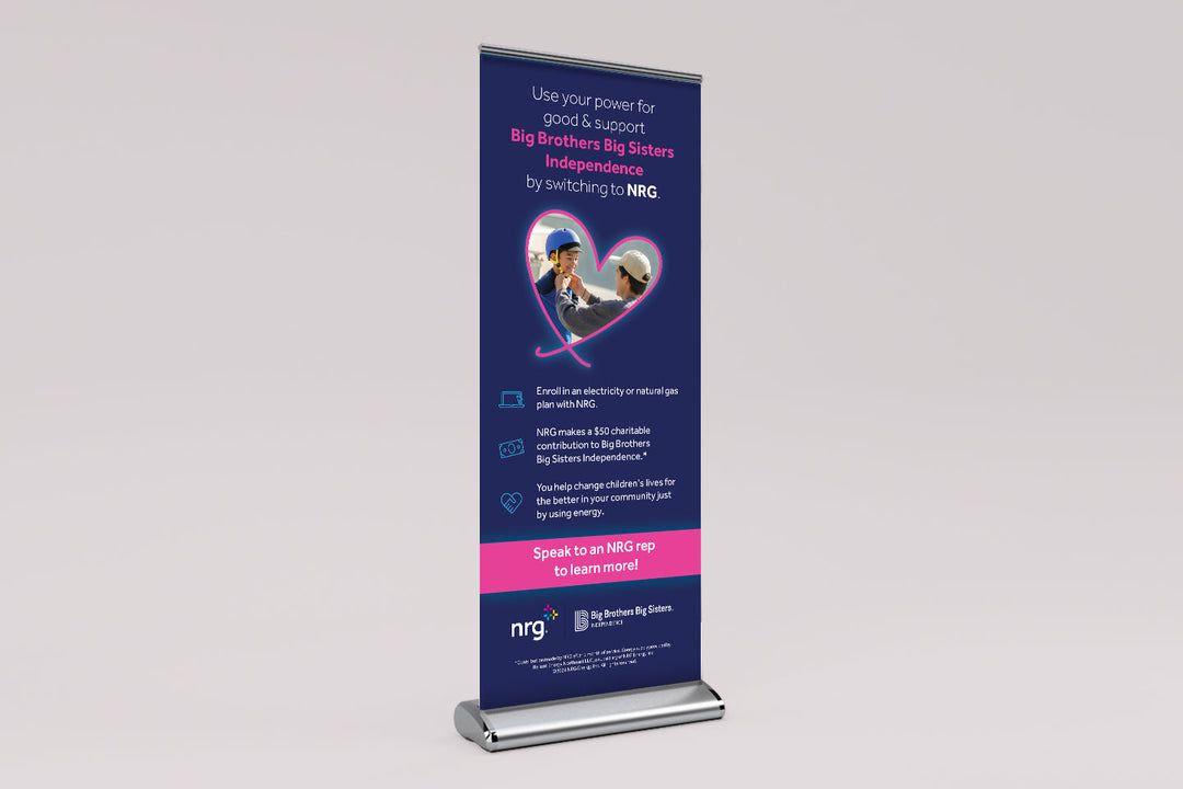 NRG Vinyl Roll-Up / Retractable Banner