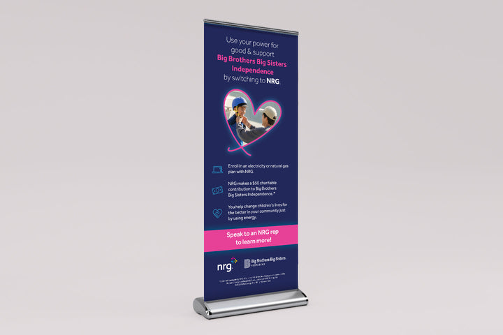 NRG Vinyl Roll-Up / Retractable Banner