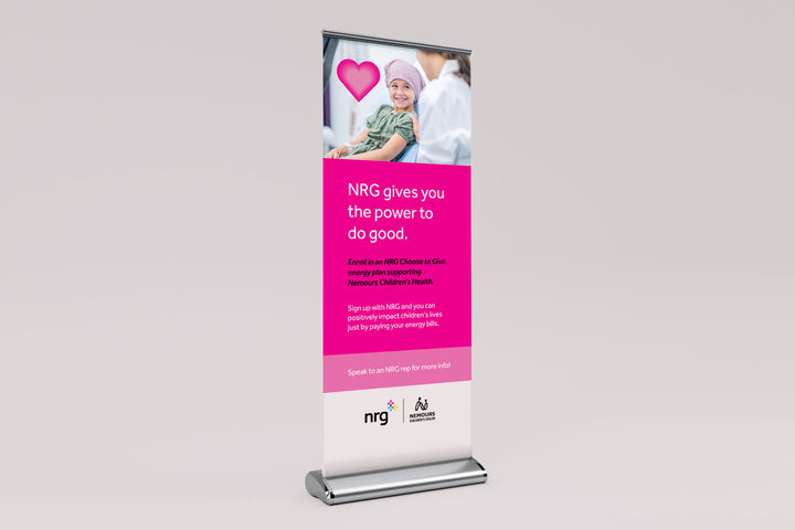 NRG Vinyl Roll-Up / Retractable Banner