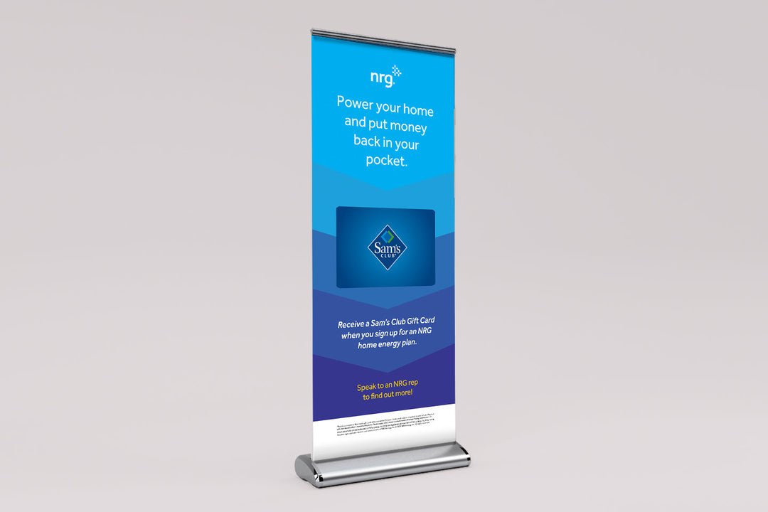 NRG Vinyl Roll-Up / Retractable Banner