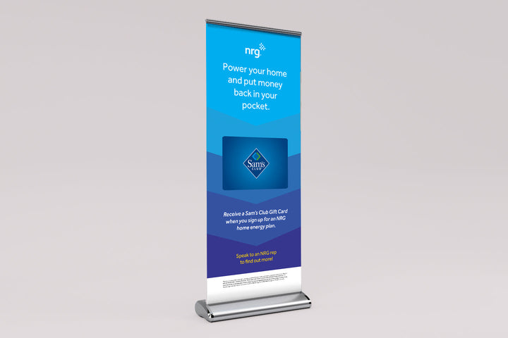 NRG Vinyl Roll-Up / Retractable Banner