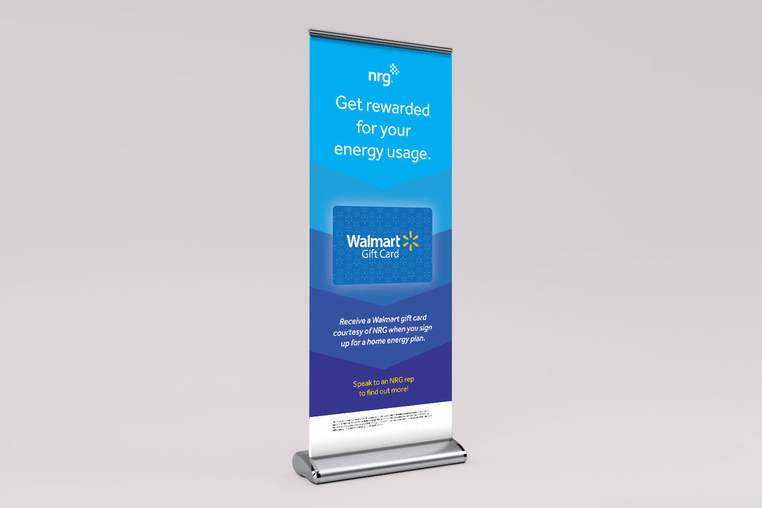 NRG Vinyl Roll-Up / Retractable Banner