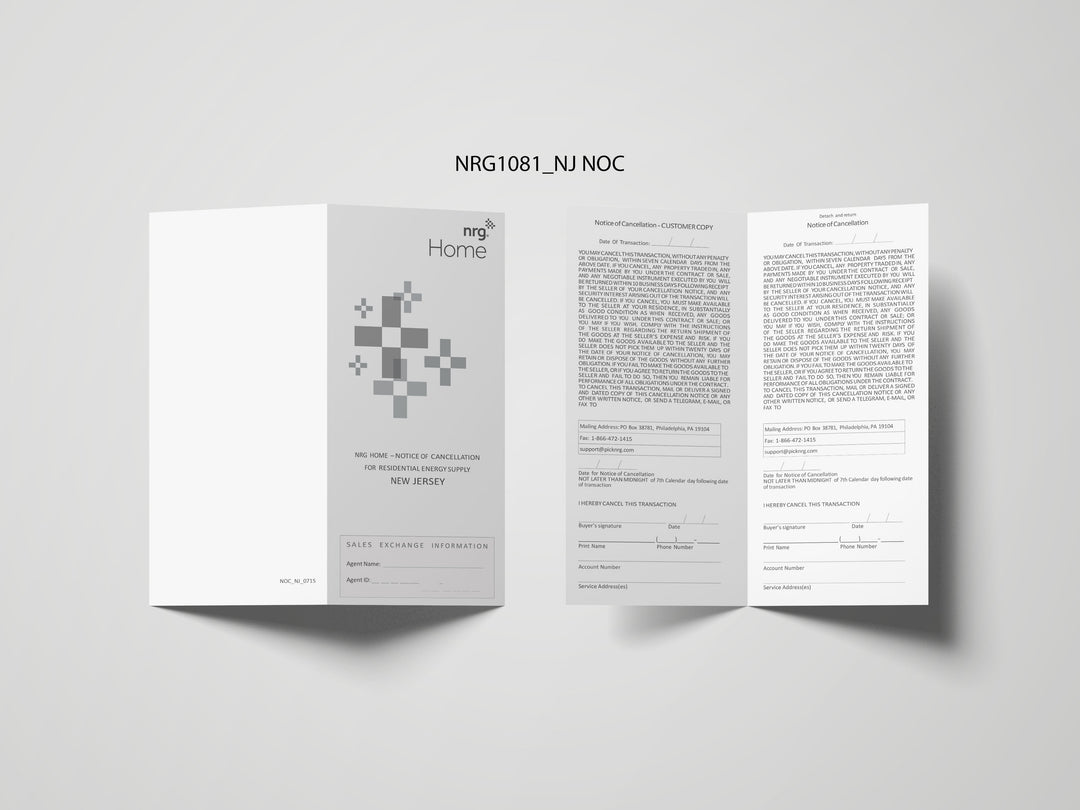 NRG NOCs & TOS