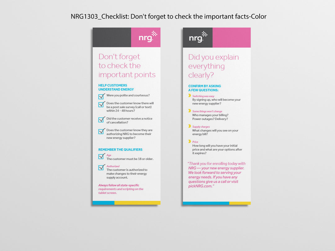 NRG Posters & Handouts