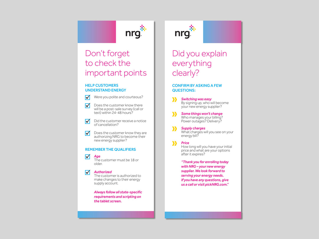 NRG Posters & Handouts