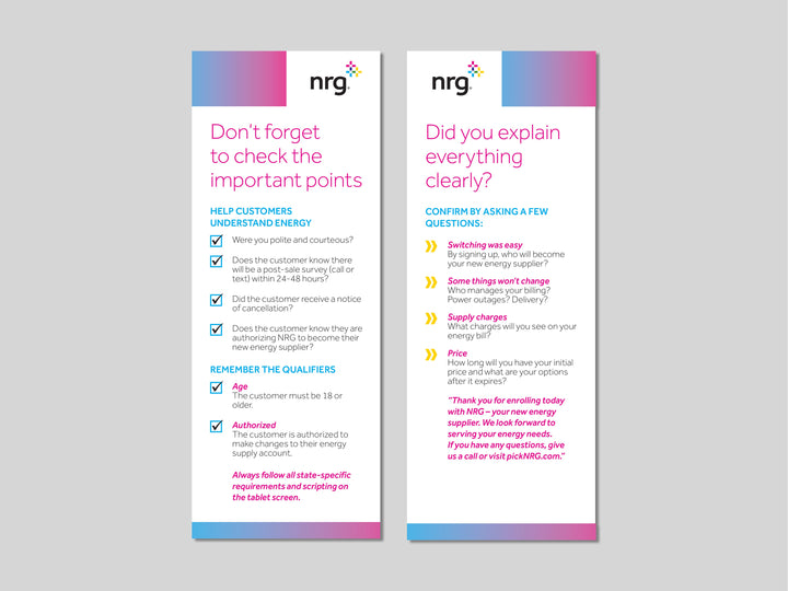 NRG Posters & Handouts