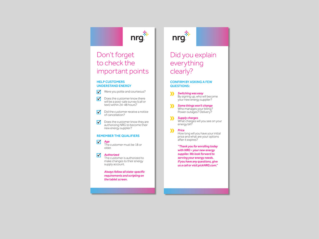NRG Posters & Handouts
