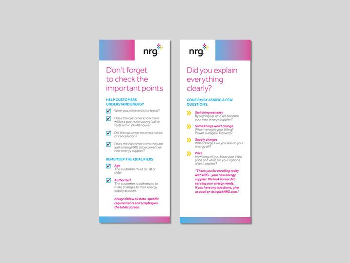 NRG Posters & Handouts
