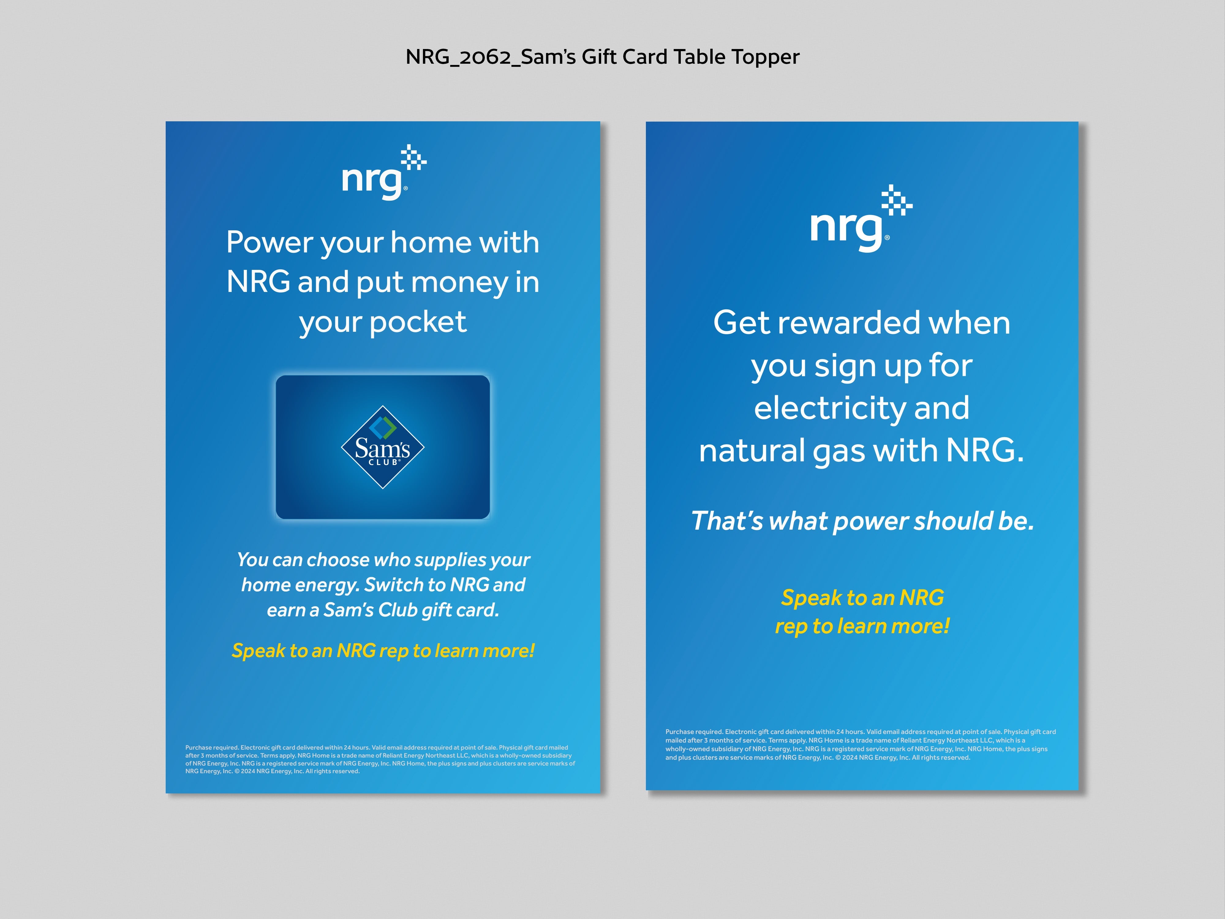 NRG Sam's Club – NRG Brands