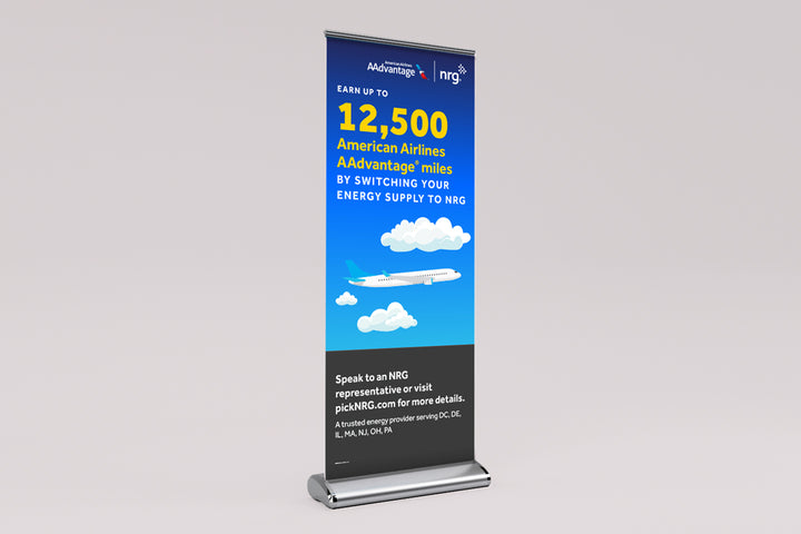 NRG Vinyl Roll-Up / Retractable Banner