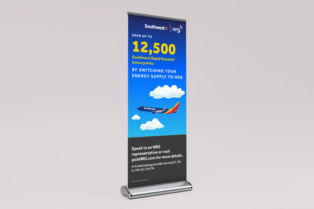 NRG Vinyl Roll-Up / Retractable Banner