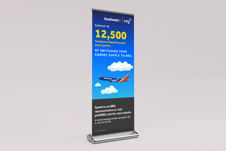 NRG Vinyl Roll-Up / Retractable Banner