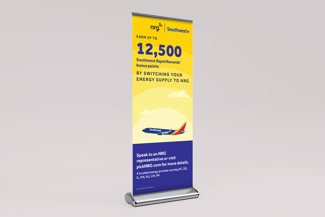 NRG Vinyl Roll-Up / Retractable Banner