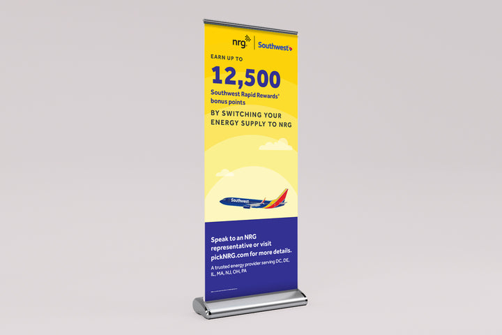 NRG Vinyl Roll-Up / Retractable Banner