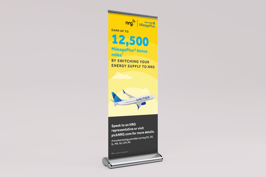 NRG Vinyl Roll-Up / Retractable Banner