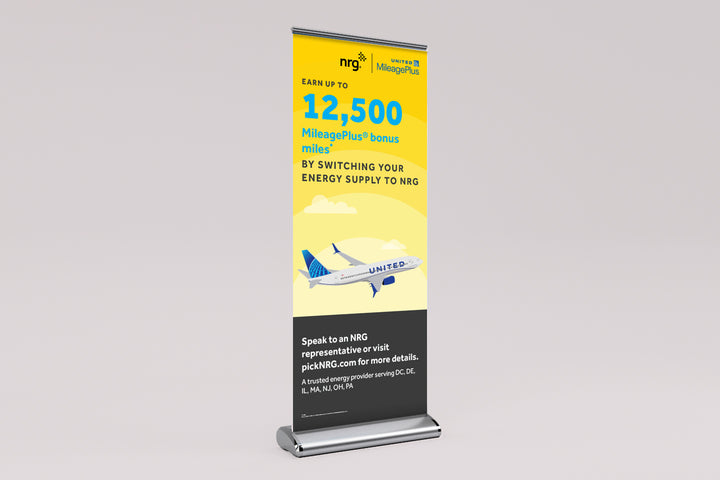 NRG Vinyl Roll-Up / Retractable Banner