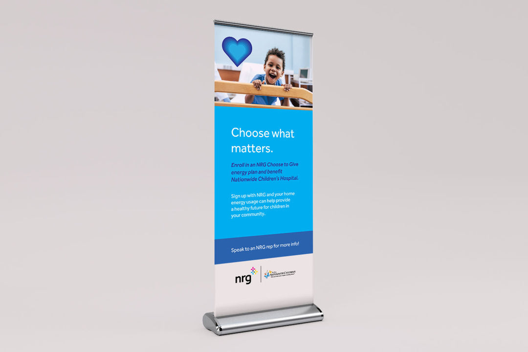 NRG Vinyl Roll-Up / Retractable Banner