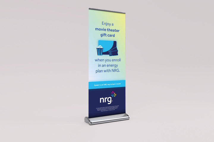 NRG Vinyl Roll-Up / Retractable Banner