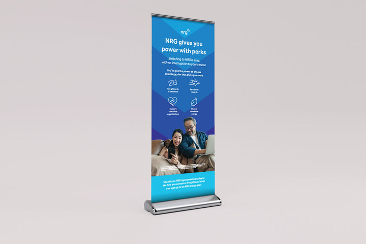 NRG Vinyl Roll-Up / Retractable Banner