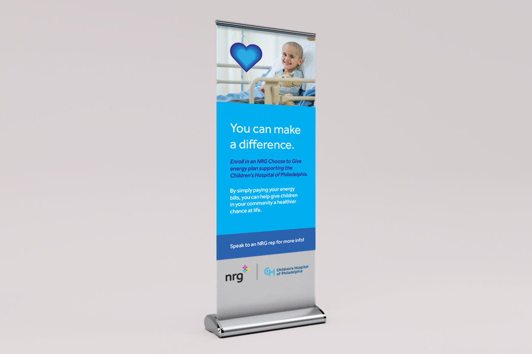 NRG Vinyl Roll-Up / Retractable Banner