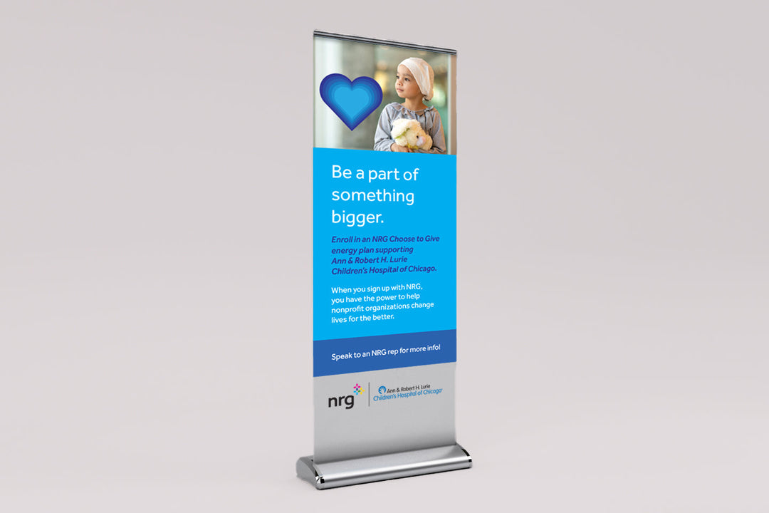 NRG Vinyl Roll-Up / Retractable Banner