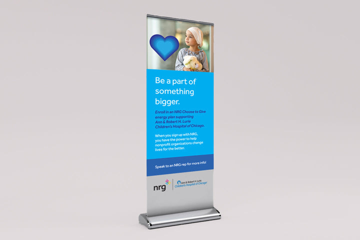 NRG Vinyl Roll-Up / Retractable Banner