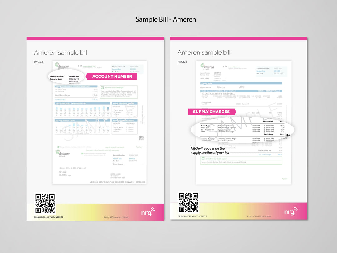NRG Bill Samples